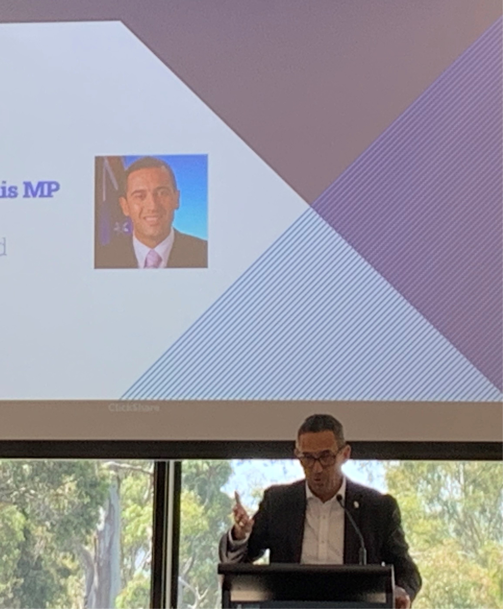 Hon. Tom Koutsantonis MP giving a speech