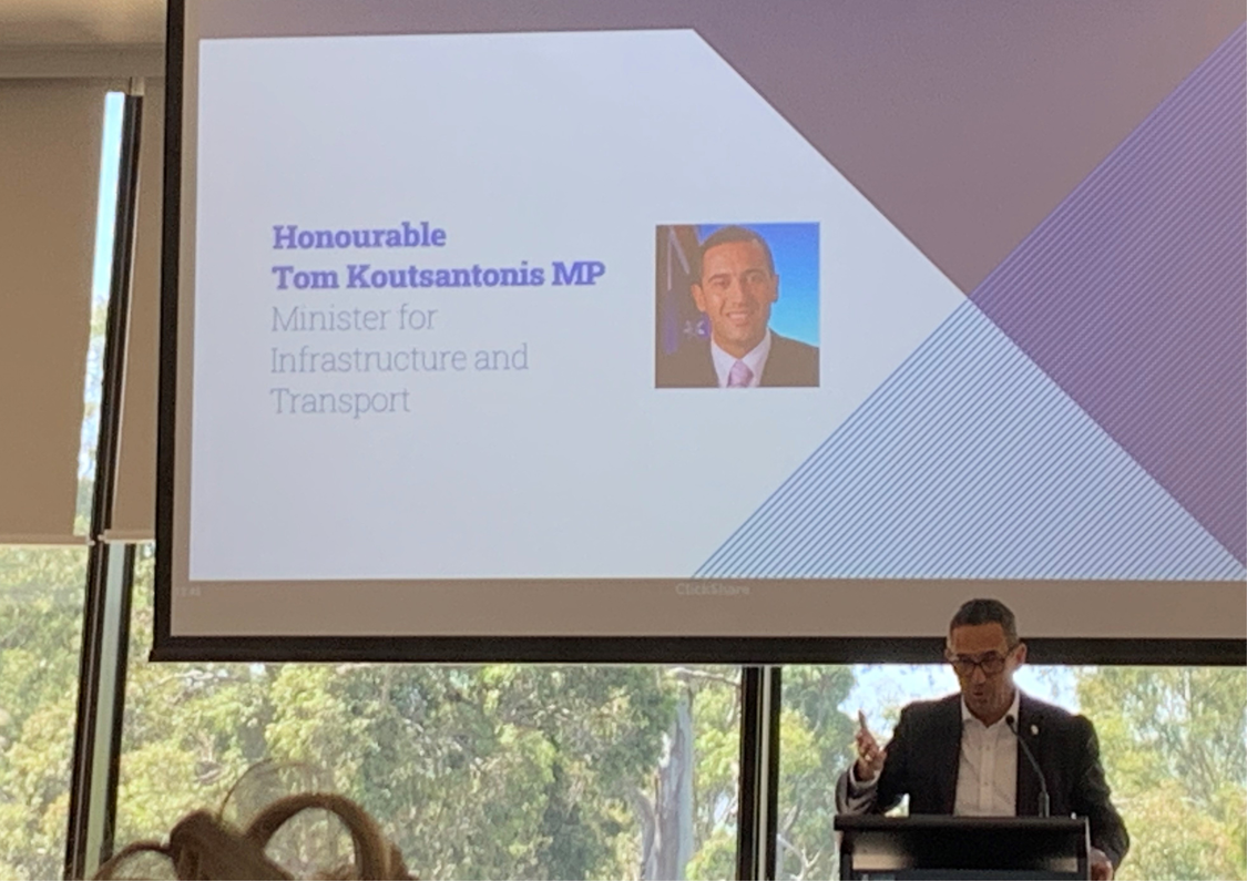 Hon. Tom Koutsantonis MP giving a speech