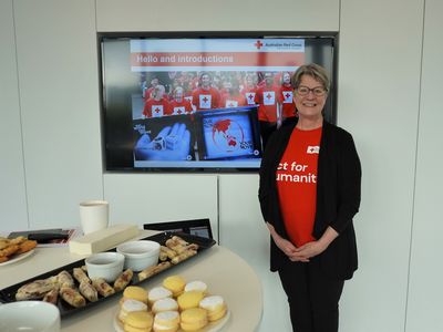 Karyn Gillard from Australian Red Cross
