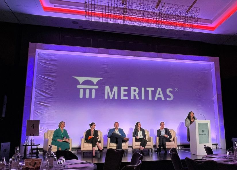 Panel of speakers at Meritas conference
